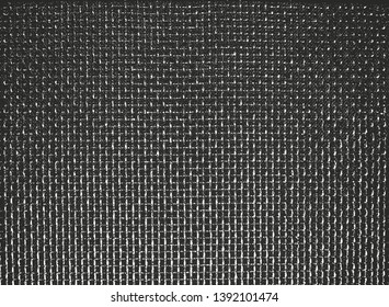 Distressed overlay texture of weaving fabric. grunge background. abstract halftone vector illustration