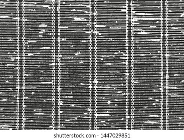 Distressed overlay texture of weaving fabric. grunge background. abstract halftone vector illustration