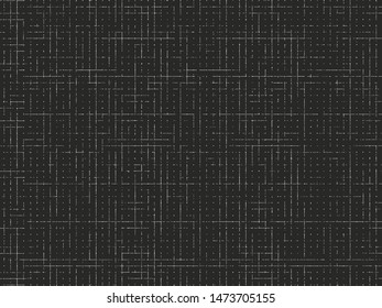 Distressed overlay texture of weaving fabric. grunge background. abstract halftone vector illustration