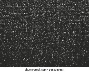 Distressed overlay texture of weaving fabric. grunge background. abstract halftone vector illustration