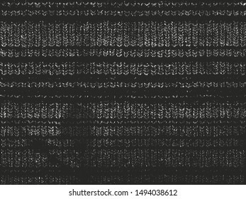 Distressed overlay texture of weaving fabric. grunge background. abstract halftone vector illustration