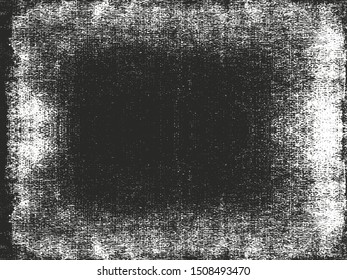 Distressed overlay texture of weaving fabric. grunge background. abstract halftone vector illustration