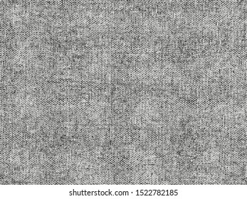 Distressed overlay texture of weaving fabric. grunge background. abstract halftone vector illustration