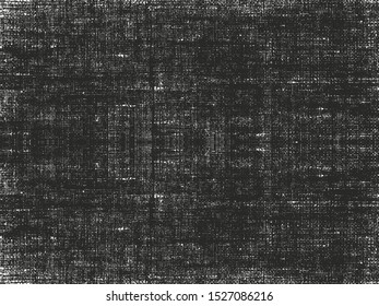 Distressed overlay texture of weaving fabric. grunge background. abstract halftone vector illustration