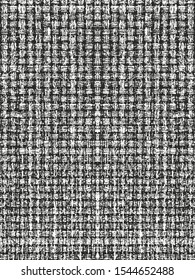 Distressed overlay texture of weaving fabric. grunge background. abstract halftone vector illustration