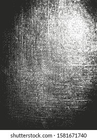 Distressed overlay texture of weaving fabric. grunge background. abstract halftone vector illustration