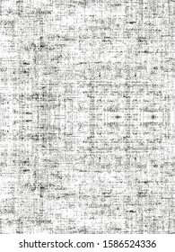 Distressed overlay texture of weaving fabric. grunge background. abstract halftone vector illustration