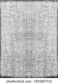 Distressed overlay texture of weaving fabric. grunge background. abstract halftone vector illustration
