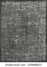 Distressed overlay texture of weaving fabric. grunge background. abstract halftone vector illustration