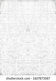 Distressed overlay texture of weaving fabric. grunge background. abstract halftone vector illustration