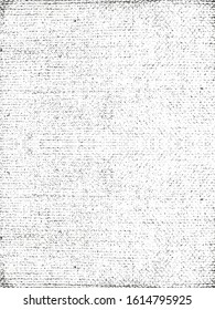 Distressed overlay texture of weaving fabric. grunge background. abstract halftone vector illustration
