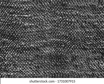 Distressed overlay texture of weaving fabric. grunge background. abstract halftone vector illustration