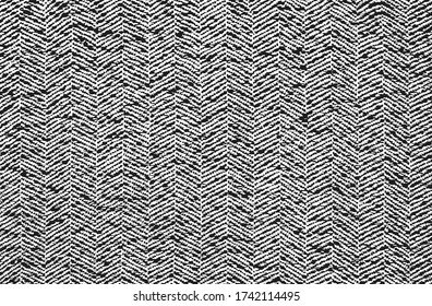 Distressed overlay texture of weaving fabric. grunge background. abstract halftone vector illustration