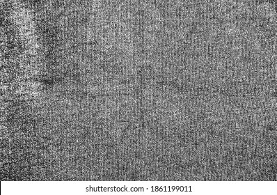 Distressed overlay texture of weaving fabric. grunge background. abstract halftone vector illustration