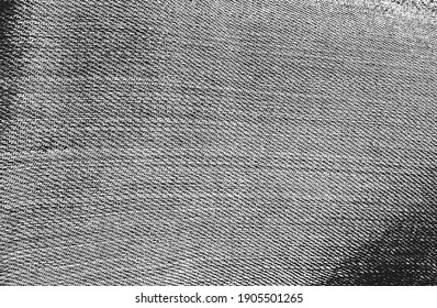 Distressed overlay texture of weaving fabric. grunge background. abstract halftone vector illustration