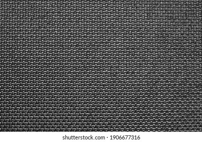 Distressed Overlay Texture Of Weaving Fabric. Grunge Background. Abstract Halftone Vector Illustration