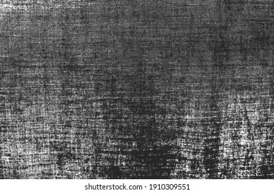 Distressed overlay texture of weaving fabric. grunge background. abstract halftone vector illustration