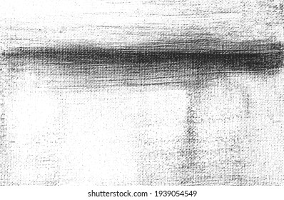 Distressed overlay texture of weaving fabric. grunge background. abstract halftone vector illustration