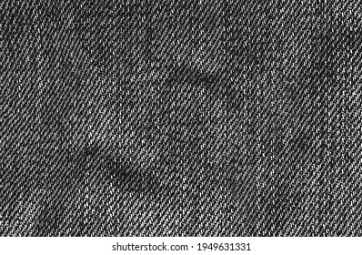 Distressed overlay texture of weaving fabric. grunge background. abstract halftone vector illustration