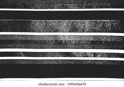 Distressed overlay texture of weaving fabric with horizontal stripes. grunge background. abstract halftone vector illustration