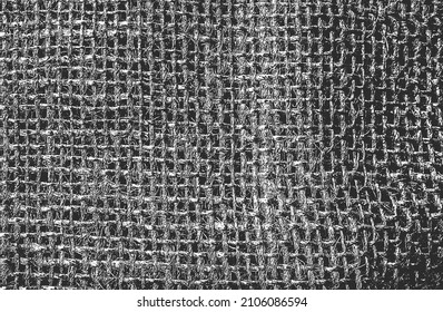 Textura superpuesta angustiada de tejido. fondo grueso. ilustración abstracta de vector de medio tono