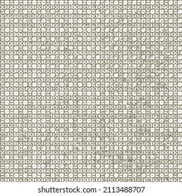 Distressed overlay texture of weaving fabric, cloth knitted. Grunge green and white abstract background.Abstract mesh textured background. Seamless pattern.