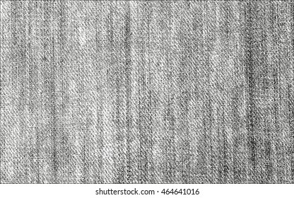 Distressed overlay texture of weaving fabric. grunge background. abstract halftone vector illustration