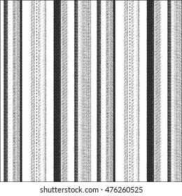 Distressed overlay texture of weaving fabric. grunge background. abstract halftone vector illustration