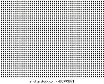 Distressed overlay texture of weaving fabric. grunge background. abstract halftone vector illustration