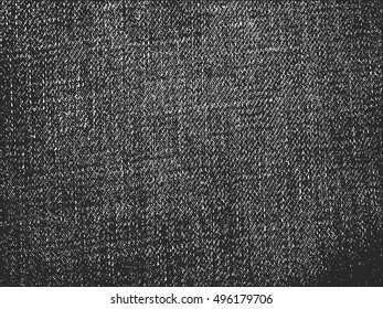 Distressed overlay texture of weaving fabric. grunge background. abstract halftone vector illustration