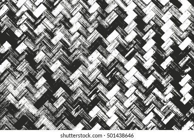 Distressed overlay texture of weaving fabric. grunge background. abstract halftone vector illustration