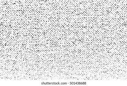 Distressed overlay texture of weaving fabric. grunge background. abstract halftone vector illustration