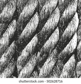 Distressed overlay texture of weaving fabric. grunge background. abstract halftone vector illustration