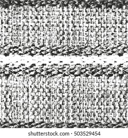 Distressed overlay texture of weaving fabric. grunge background. 