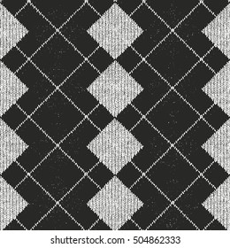 Distressed overlay texture of weaving fabric. grunge background. abstract halftone vector illustration