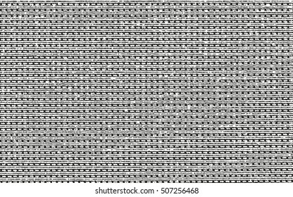 Distressed overlay texture of weaving fabric. grunge background. abstract halftone vector illustration