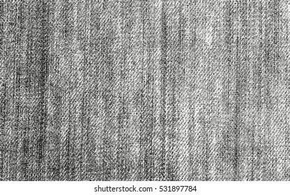 Distressed overlay texture of weaving fabric. grunge background. abstract halftone vector illustration