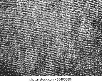 Distressed overlay texture of weaving fabric. grunge background. abstract halftone vector illustration