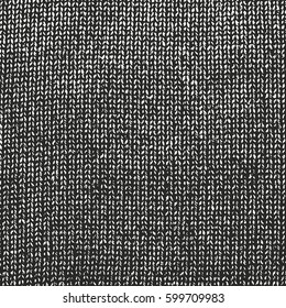Distressed overlay texture of weaving fabric. grunge background. abstract halftone vector illustration