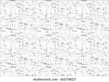 Distressed overlay texture of weaving fabric. grunge background. abstract halftone vector illustration