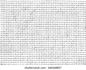 Distressed overlay texture of weaving fabric. grunge background. abstract halftone vector illustration