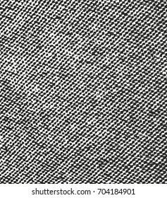 Distressed overlay texture of weaving fabric. grunge background. abstract halftone vector illustration