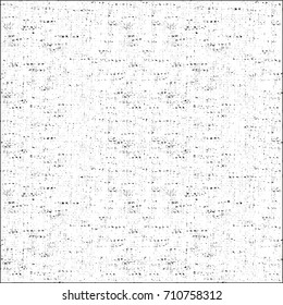 Distressed overlay texture of weaving fabric. grunge background. abstract halftone vector illustration