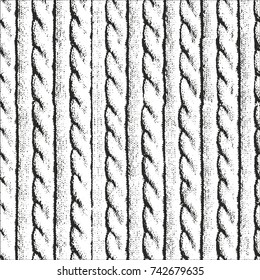 Distressed overlay texture of weaving fabric. grunge background. abstract halftone vector illustration