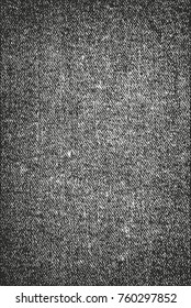 Distressed overlay texture of weaving fabric. grunge background. abstract halftone vector illustration