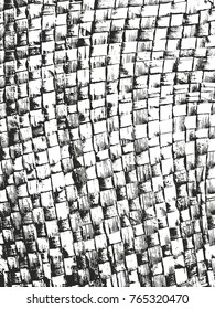 Distressed overlay texture of weaving fabric. grunge background. abstract halftone vector illustration