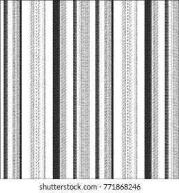 Distressed overlay texture of weaving fabric. grunge background. abstract halftone vector illustration