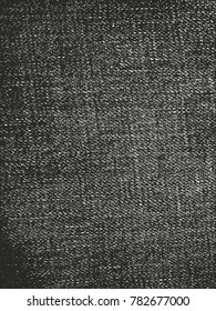 Distressed overlay texture of weaving fabric. grunge background. abstract halftone vector illustration