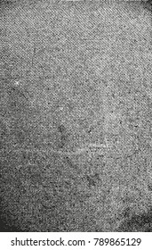 Distressed overlay texture of weaving fabric. grunge background. abstract halftone vector illustration