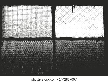 Distressed overlay texture of window, glass. grunge background. abstract halftone vector illustration